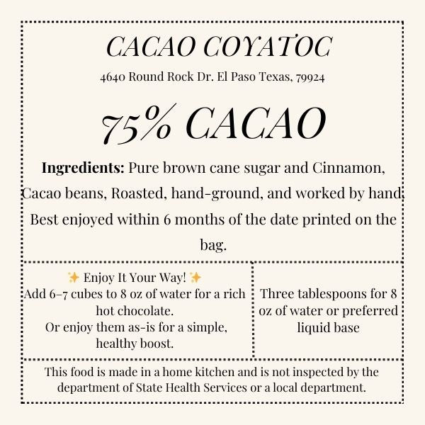 75% Cacao