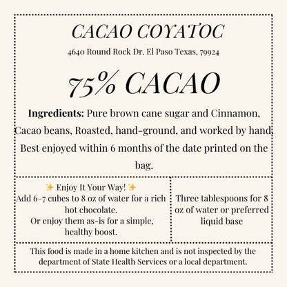 75% Cacao